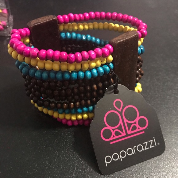 paparazzi Jewelry - Paparazzi Wooden Stretch Bracelet New